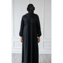 Eid Abaya Rain Splatter (Black)