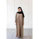 CLEARANCE Sale Mermaid Tail Print Abaya - Sandstone (C41)