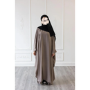 Slip Dress and Loose Fit Abaya (Foggy Grey)