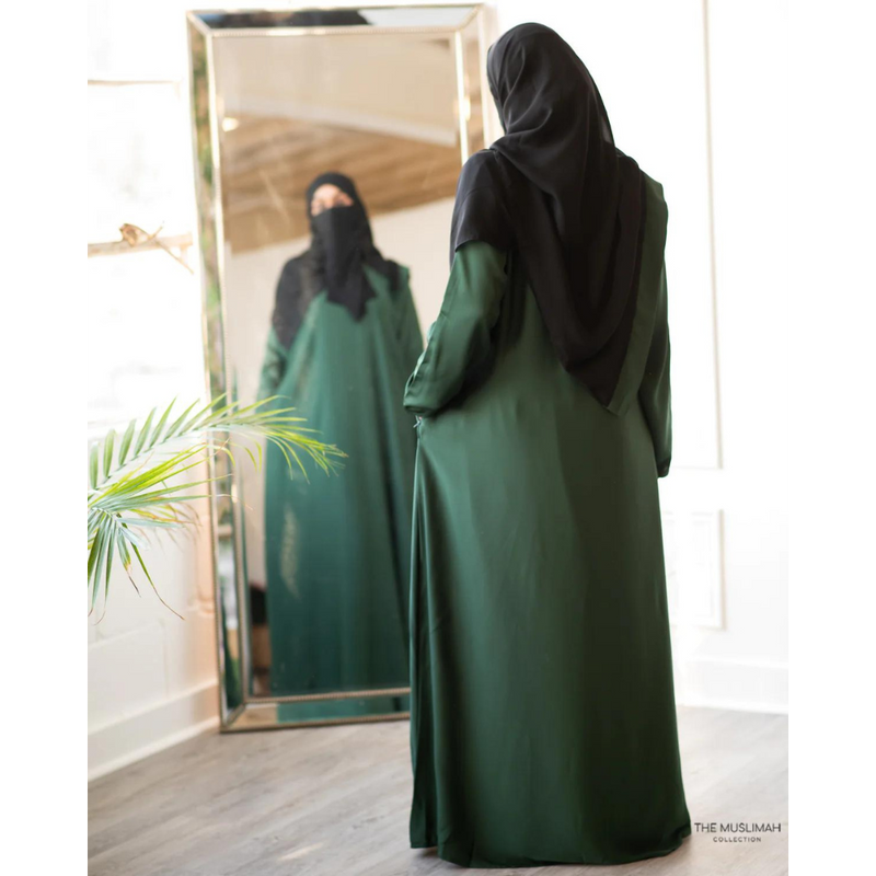 Hafsa Abaya - Emerald Green