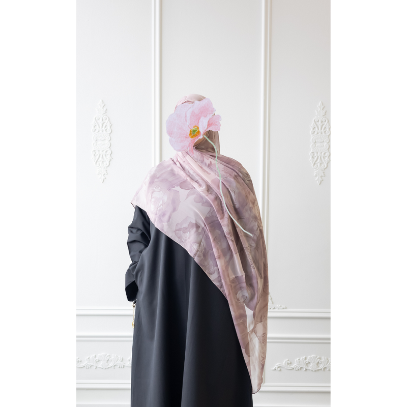 Printed Chiffon Hijab (Blossom)