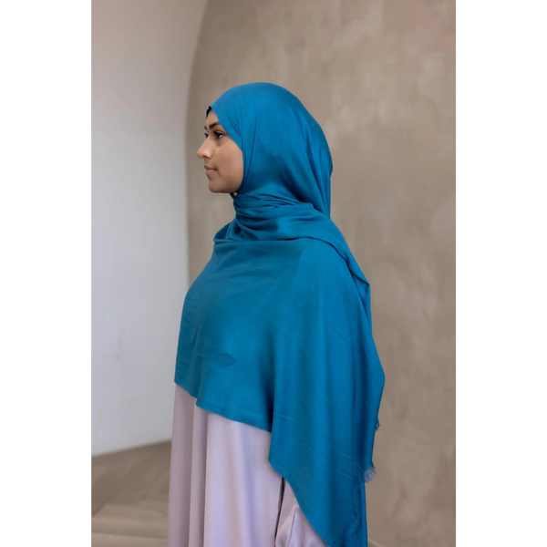 Viscose Modal Hijab (Blue Dragon)