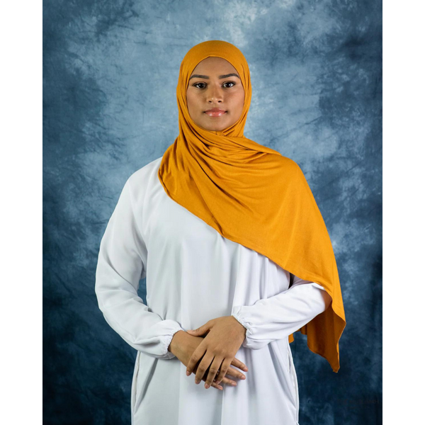 Mustard Jersey Hijab