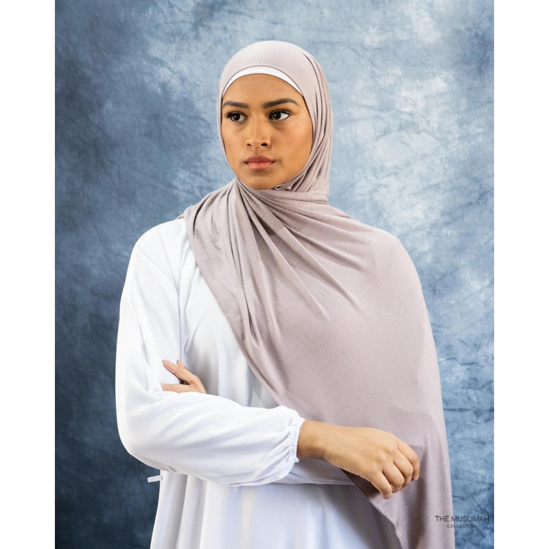 Jersey Hijab (Light Mink)