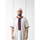TrueFit Brimless Kufi Skullcap (Dove White)
