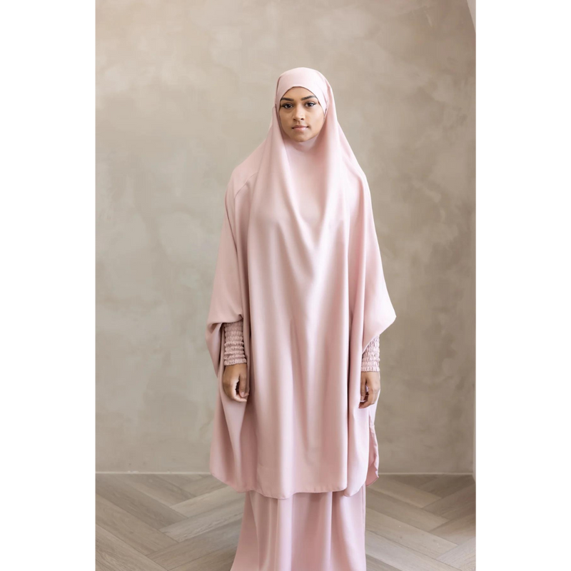 Aisha Two Piece Jilbaab - Classic Pink