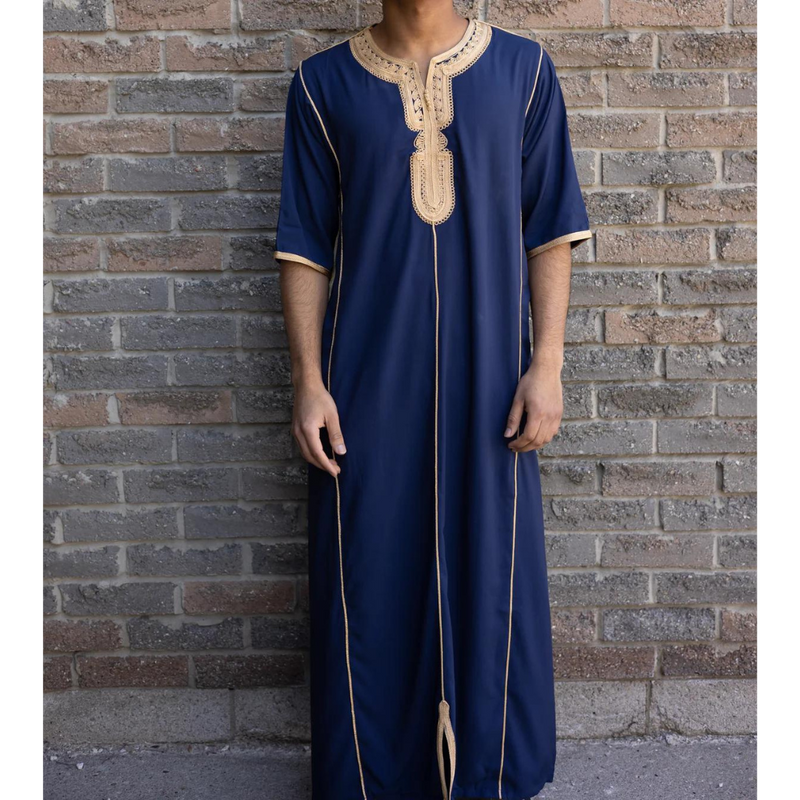 Kids Moroccan Short Sleeve (Berry Blue)