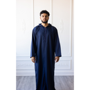 Moroccan Hoodie Thobe (Liberty Blue)