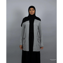 Tahari Wrap Cardigan with Pockets - Grey