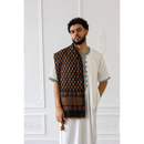 Caramel Brown and Black Imamah