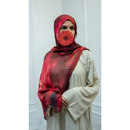 Viscose Modal Hijab MIDI Size (Cranberry Splash)