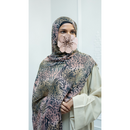 Printed Chiffon Hijab - Blush Safari (Style 13)