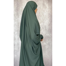 Aisha Two Piece Jilbaab (Dark Forest Green)