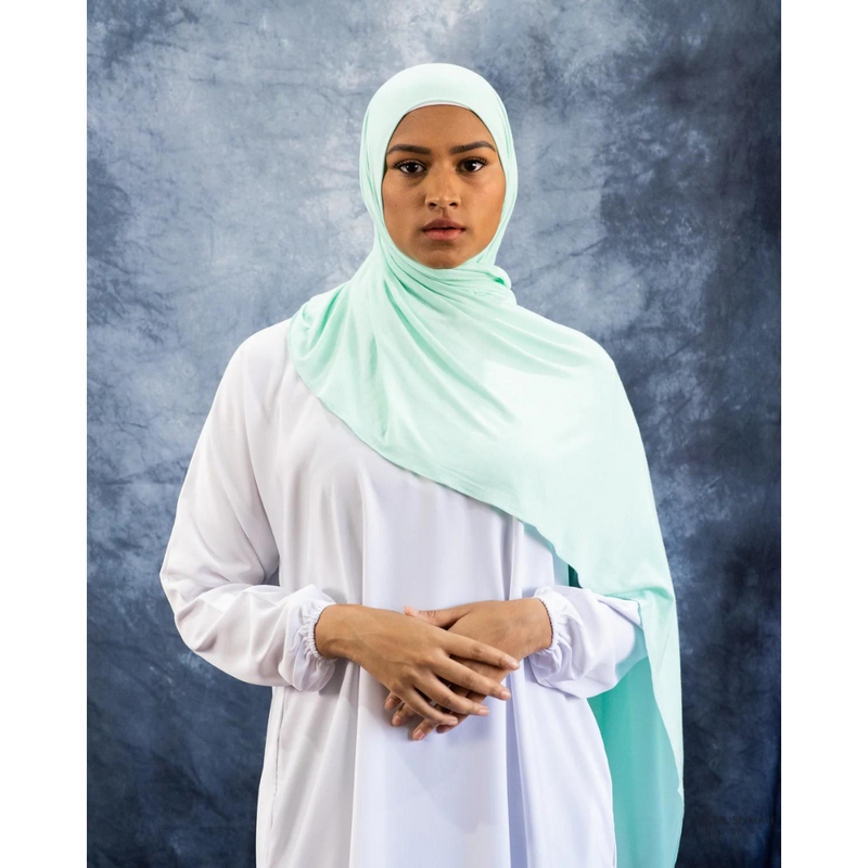 Jersey Hijab (Mint Green)