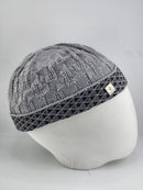 TrueFit Brimless Kufi Skullcap (Light Grey)