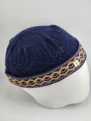 TrueFit Brimless Kufi Skullcap (Blue)