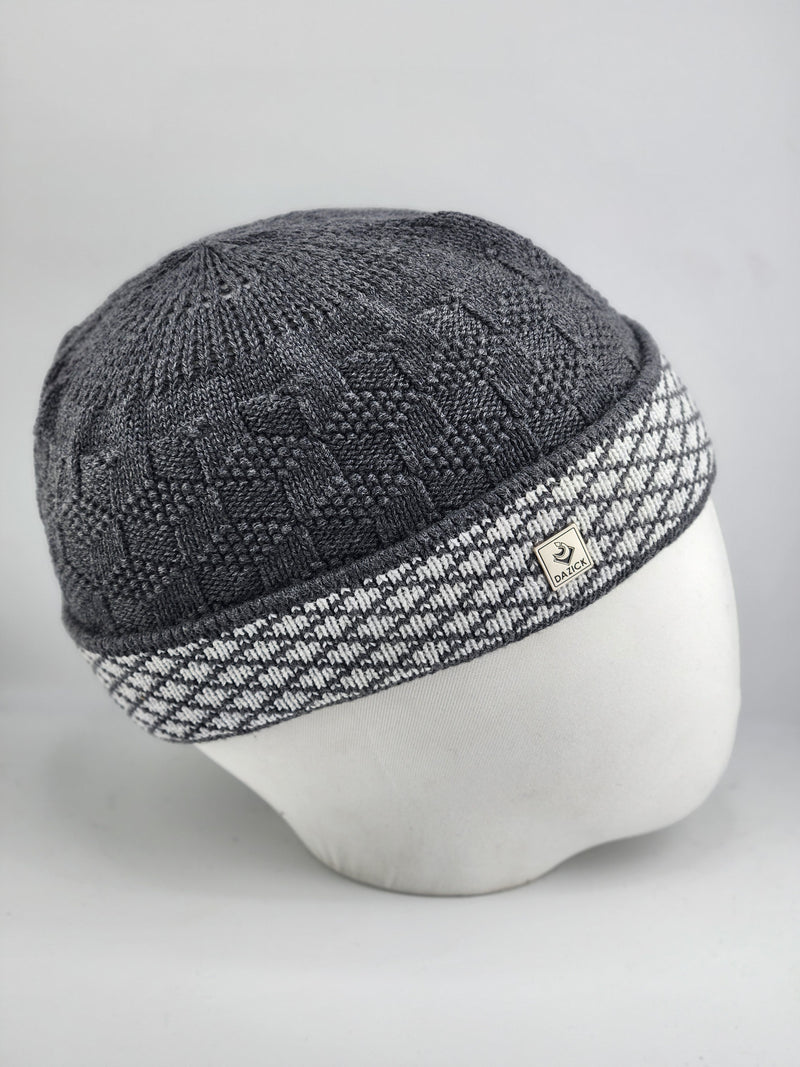 TrueFit Brimless Kufi Skullcap (Dark Grey)