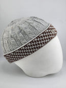 TrueFit Brimless Kufi Skullcap (Light Grey)