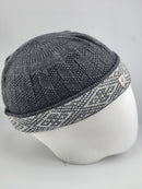 TrueFit Brimless Kufi Skullcap (Dark Grey)