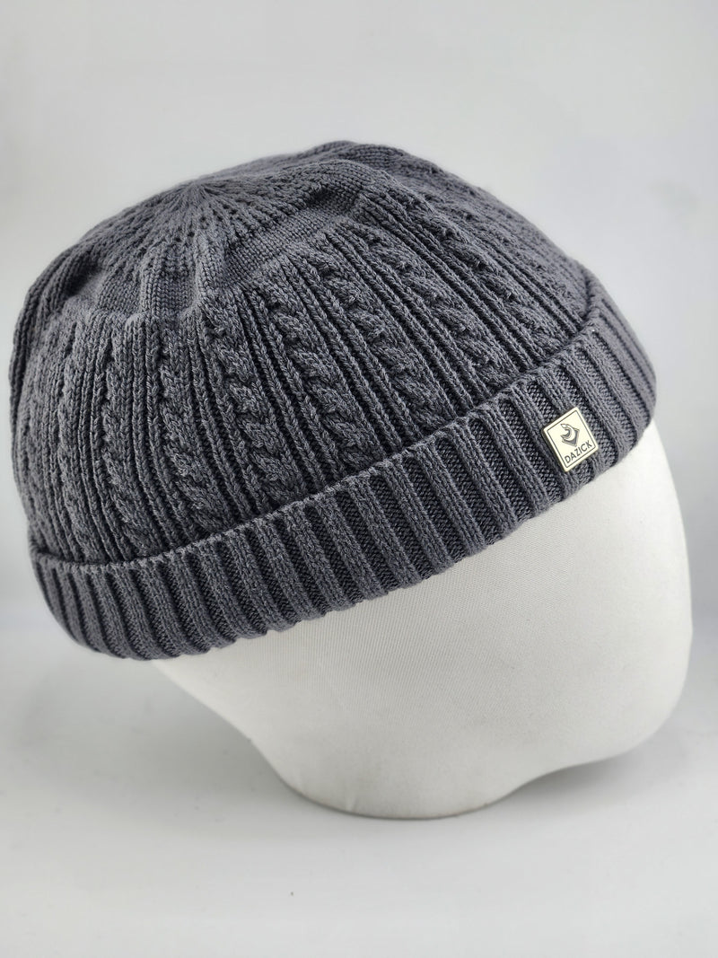 TrueFit Brimless Kufi Skullcap (Dark Grey)