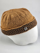 TrueFit Brimless Kufi Skullcap (Brown)