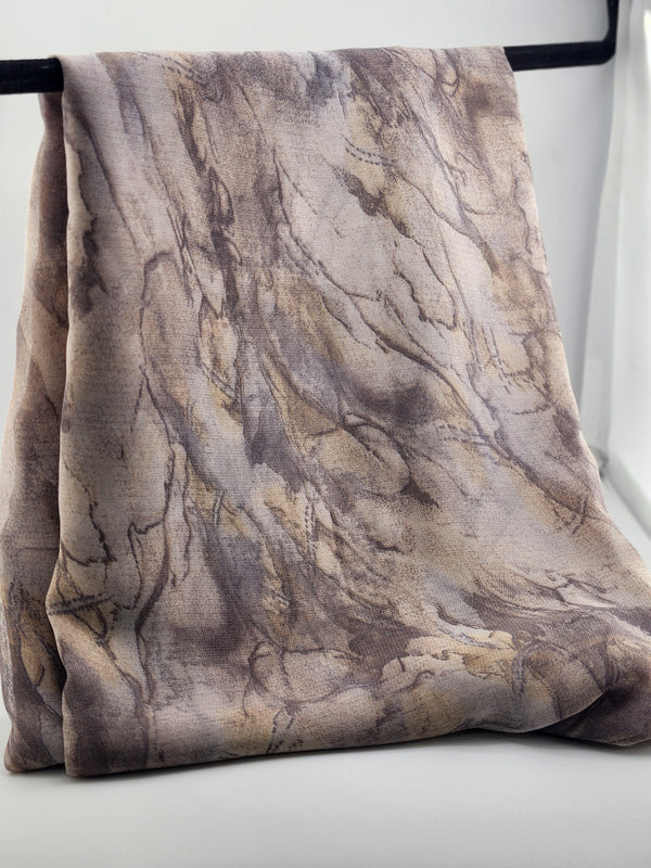 Printed Chiffon Hijab - Style 2