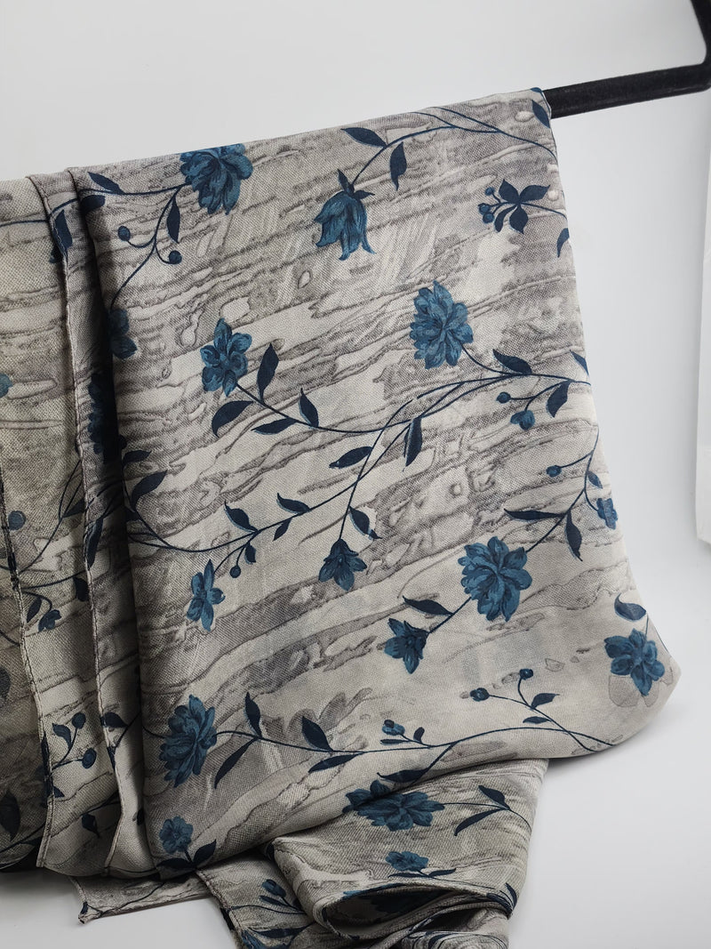 Printed Chiffon Hijab - Style 38
