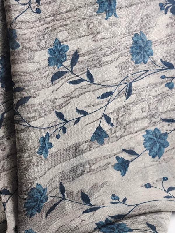 Printed Chiffon Hijab - Style 38