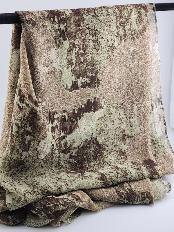 SOLD OUT Printed Chiffon Hijab - Style 39