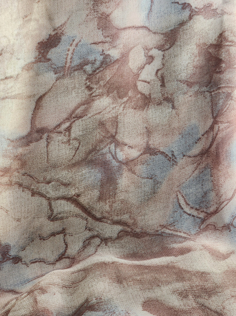 Printed Chiffon Hijab - Style 10