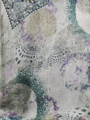 Printed Chiffon Hijab - Style 12