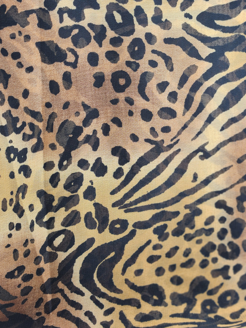 Printed Chiffon Hijab - Style 18