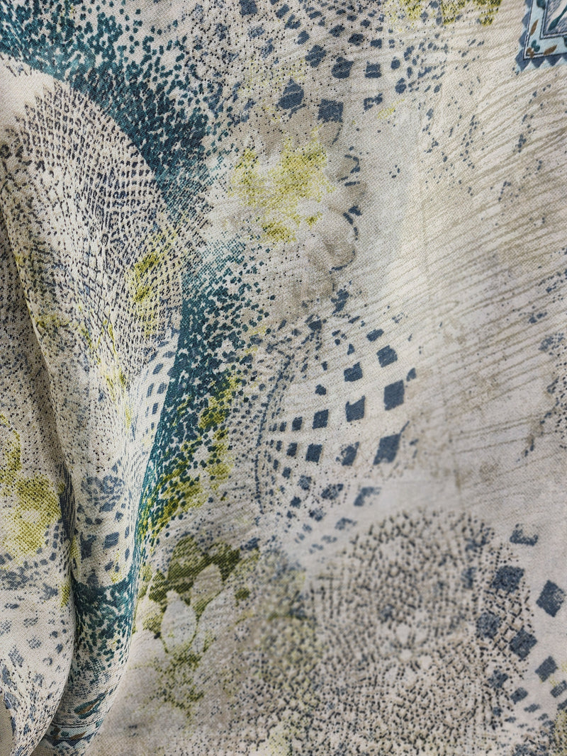 Printed Chiffon Hijab - Style 24