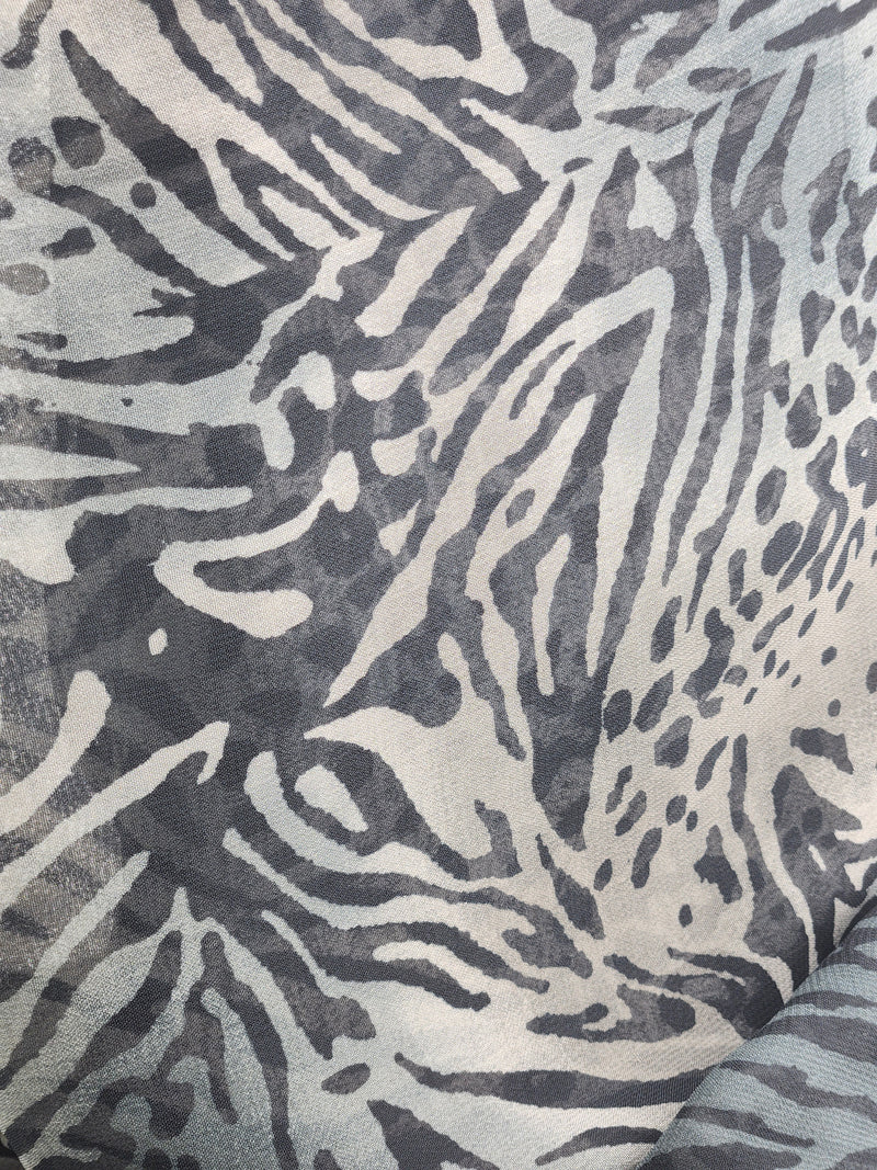 Printed Chiffon Hijab - Style 22