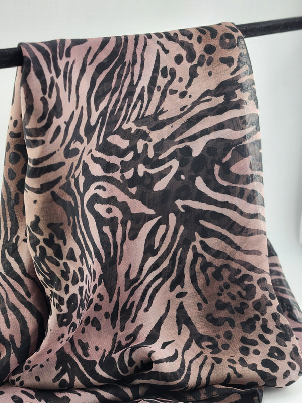 Printed Chiffon Hijab - Style 33