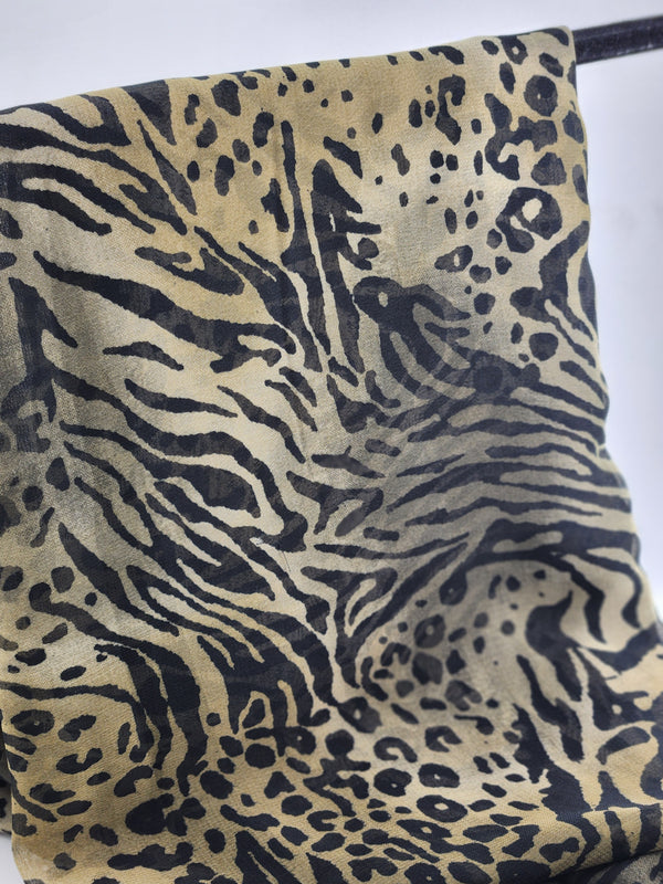 Printed Chiffon Hijab - Style 34