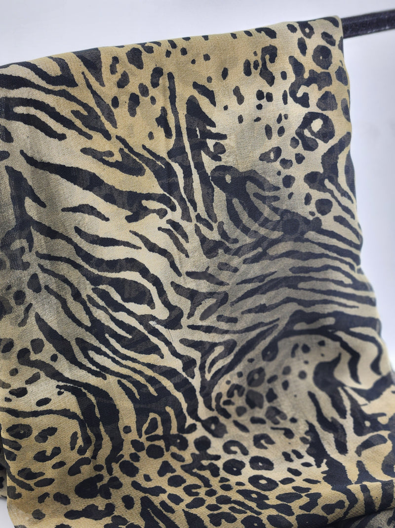 Printed Chiffon Hijab - Style 34