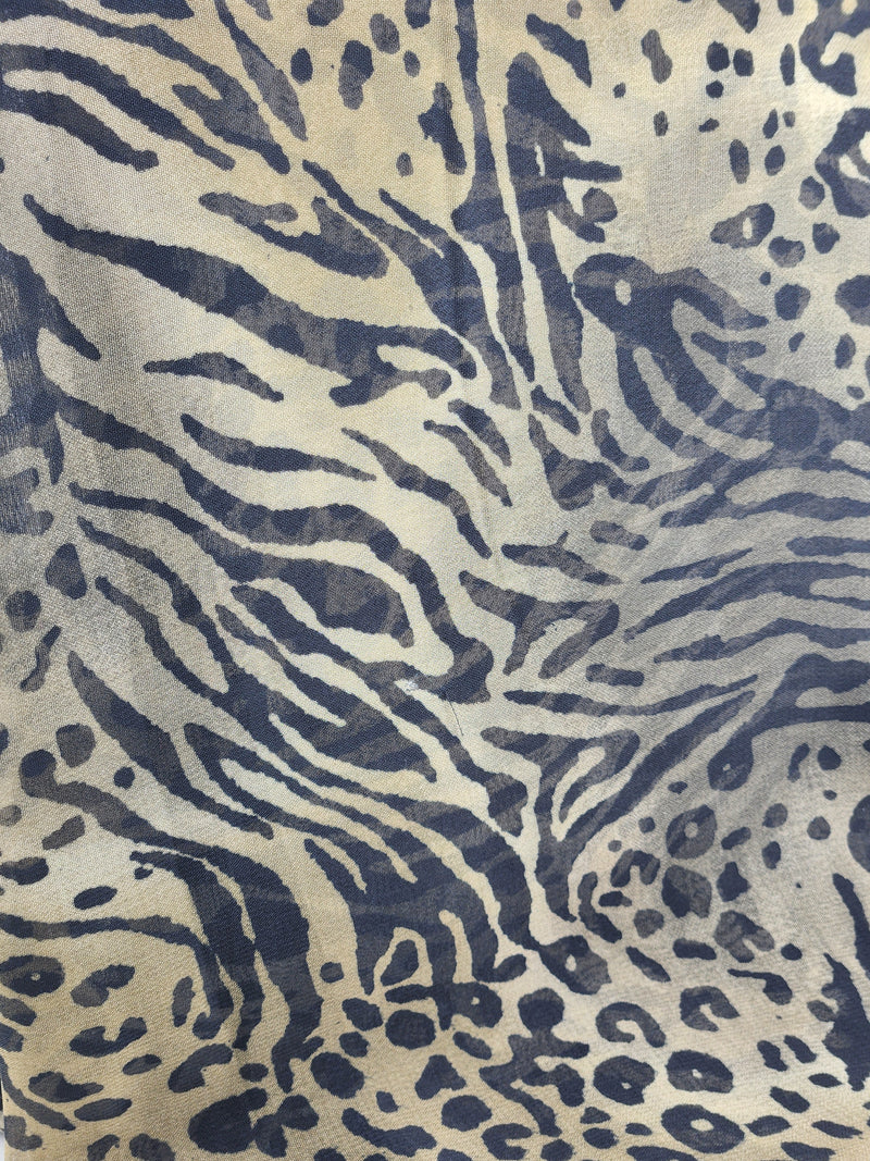 Printed Chiffon Hijab - Style 34