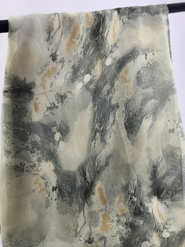 Printed Chiffon Hijab - Style 35