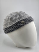 TrueFit Brimless Kufi Skullcap (Light Grey)