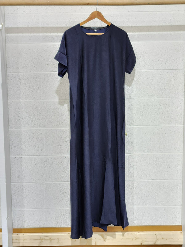 Inner Half Sleeved Slip Dress Only (Navy Blue)
