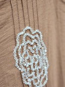 Hayati Peony Glam Abaya - Brown