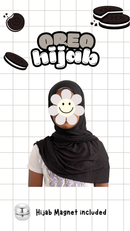 Slip & Wrap© Hijabs - Oreo (with Hijab magnet)