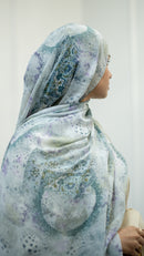 Printed Chiffon Hijab - Style 12