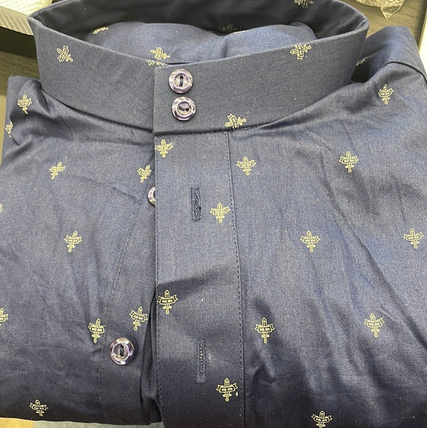 Sample Sale Italian Dress Shirt Thobe Blue