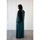 Sawda Textured Crepe Abaya (Sapphire)