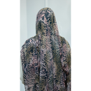 Printed Chiffon Hijab - Blush Safari (Style 13)