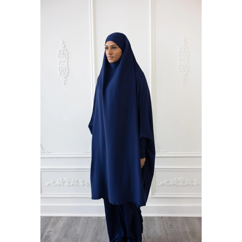 Aisha x Sawda Two Piece Jilbaab - Twilight Blue