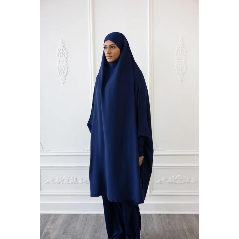 Aisha x Sawda Two Piece Jilbaab - Twilight Blue (B48)