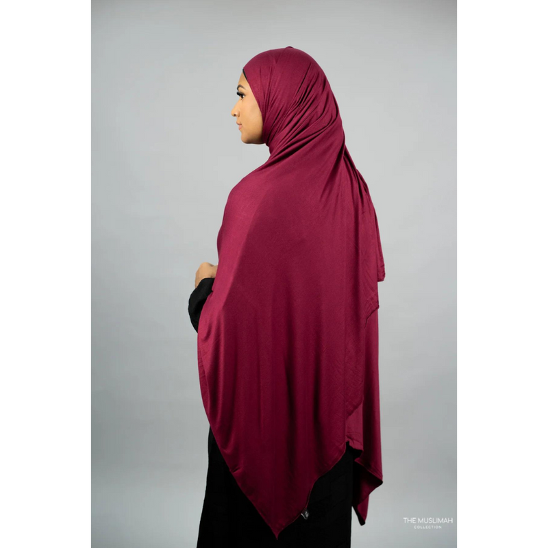 Jersey XL Hijab - Maroon